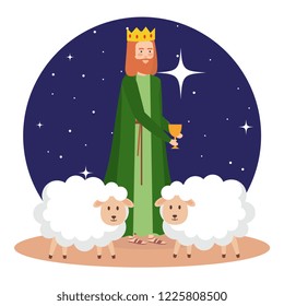 wise man manger character