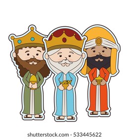 Wise Man Manger Character Stock Vector (Royalty Free) 533445622 ...