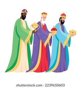 wise men walking epiphany characters