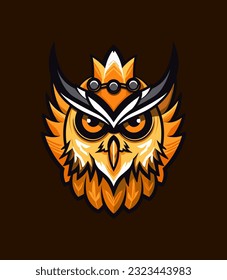 A wise and mysterious owl vector clip art illustration, symbolizing knowledge and intuition, perfect for educational materials and spiritual designs