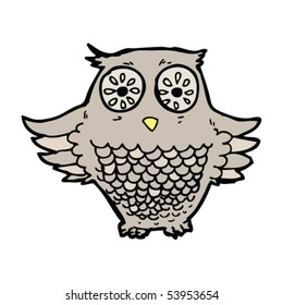 wise owl cartoon