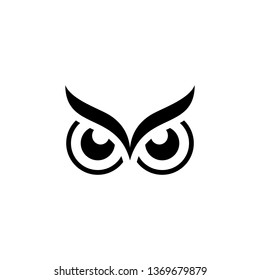 Wise Owl eyes icon