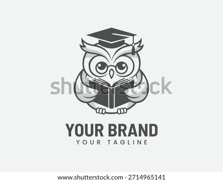 Wise Owl Graduation Logo or Mascot