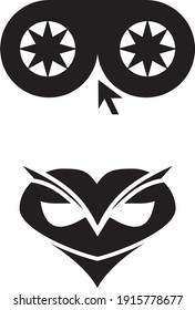 wise owl logo for bookstore