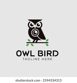 Wise Owl Logo Vector Design