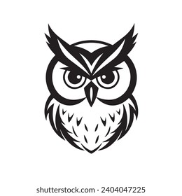 Wise Owl logo vector illustration. Wise Owl vector Icon and Sign.