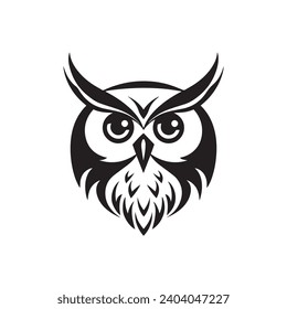 Wise Owl logo vector illustration. Wise Owl vector Icon and Sign.