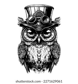 Wise Owl Wearing Hat Logo is a charming and distinctive choice for businesses or organizations looking to add personality to their brand identity