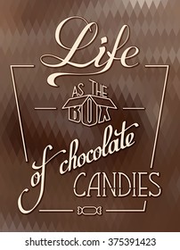 Wise words. Vector typography.
