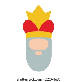 Wiseman cartoon of epiphany design