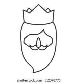 Wiseman cartoon of epiphany design
