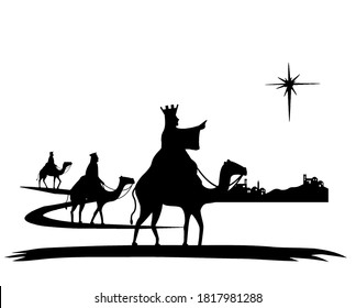 Wisemen Travel to Bethlehem religion , camel