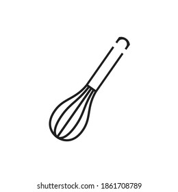 Herramienta de cocina de deseo aislada en fondo blanco