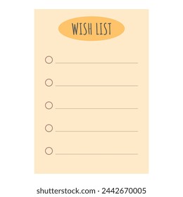 Wish list to do list icon cartoon vector. Web service desire. Santa read secret