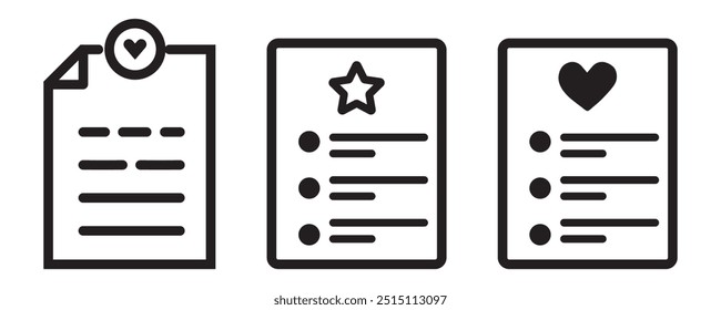 Wish list glyph icon. Simple solid style for web and app. Vector illustration isolated on white background