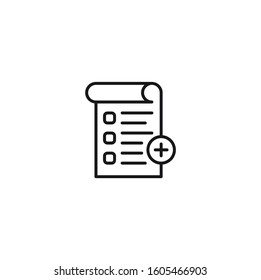 Wish List Icon - Black