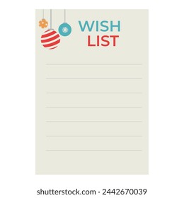 Wish list icon cartoon vector. Winter holiday paper. Internet marketing