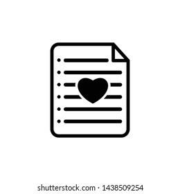Wish list icon symbol vector illustration