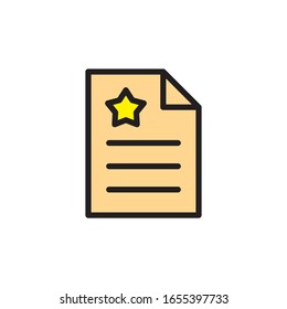 LIst-Symbol in der trendigen Design-Vektorillustration EPS10