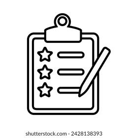 Wish List icon vector. achievement illustration sign. check list symbol.