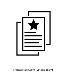 Wish List icon vector. achievement illustration sign. check list symbol.