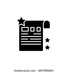 wish list icon in vector. Logotype