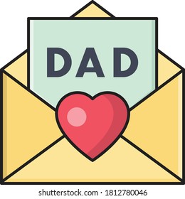 wish vector flat color icon 
