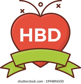 wish vector flat colour icon