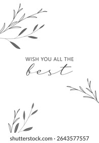Wish you all the best card 