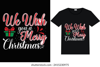 Wish you a Merry Christmas T shirt design