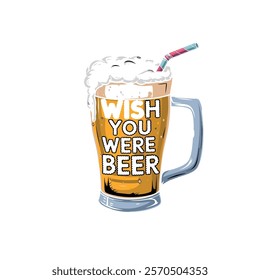 Wish You Were Beer: A Whimsical Invitation