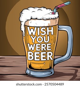 Wish You Were Beer: A Whimsical Invitation