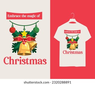 Wishing Christmas 2023 celebration  good for Greeting cards, t-shirts, mugs, and gifts. For Men, Women, and Baby clothing vector design