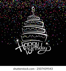 wishing happy birthday to you banner background