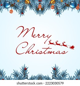 Wishing Merry Christmas Post Invitation