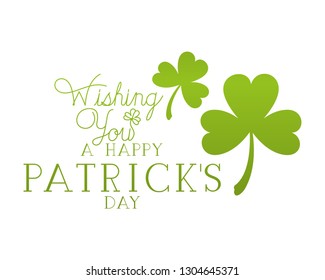 wishing you a happy st patrick`s day label icons