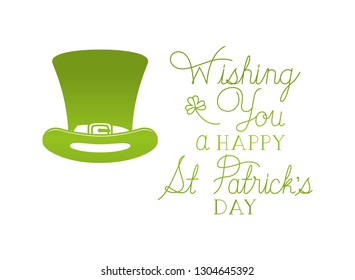 wishing you a happy st patrick`s day icons