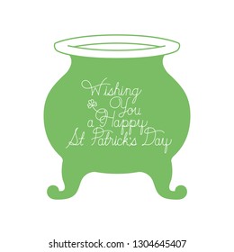 wishing you a happy st patrick`s day label icons