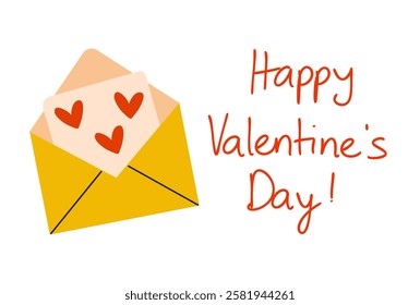 Wishing you a Happy Valentines Day filled with love, joy, hearts, and a lovely envelope to cherish