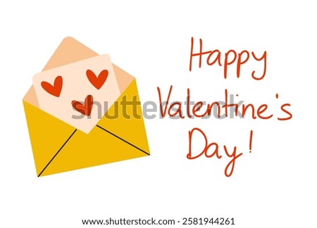 Wishing you a Happy Valentines Day filled with love, joy, hearts, and a lovely envelope to cherish