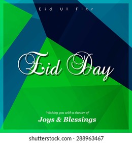 Wishing you with a shower of Joys & Blessings Eid Day backgrounds