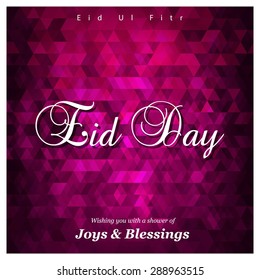 Wishing you with a shower of Joys & Blessings Eid Day backgrounds