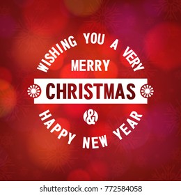 Wishing you a very Merry Christmas & Happy new year