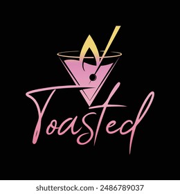 WISHKY TOAST VINE LOGO DESIGN