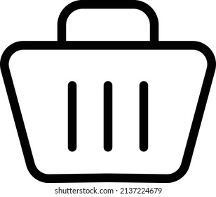 Wishlist Icon, E-Commerce Sign And Symbol Isolated On White Background.
