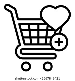 Wishlist Icon Element For Design