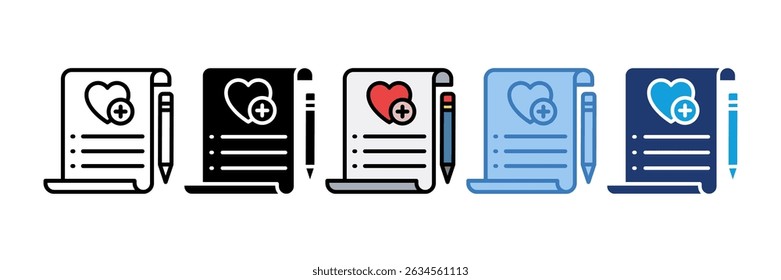 Wishlist Icon Element For Design