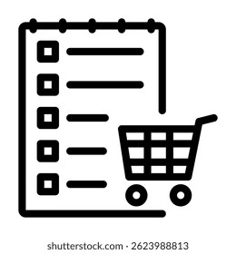 Wishlist icon line style transparent