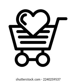wishlist icon or logo isolated sign symbol vector illustration - high quality black style vector icons
