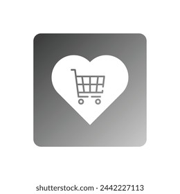 wishlist icon vector template illustration logo design
